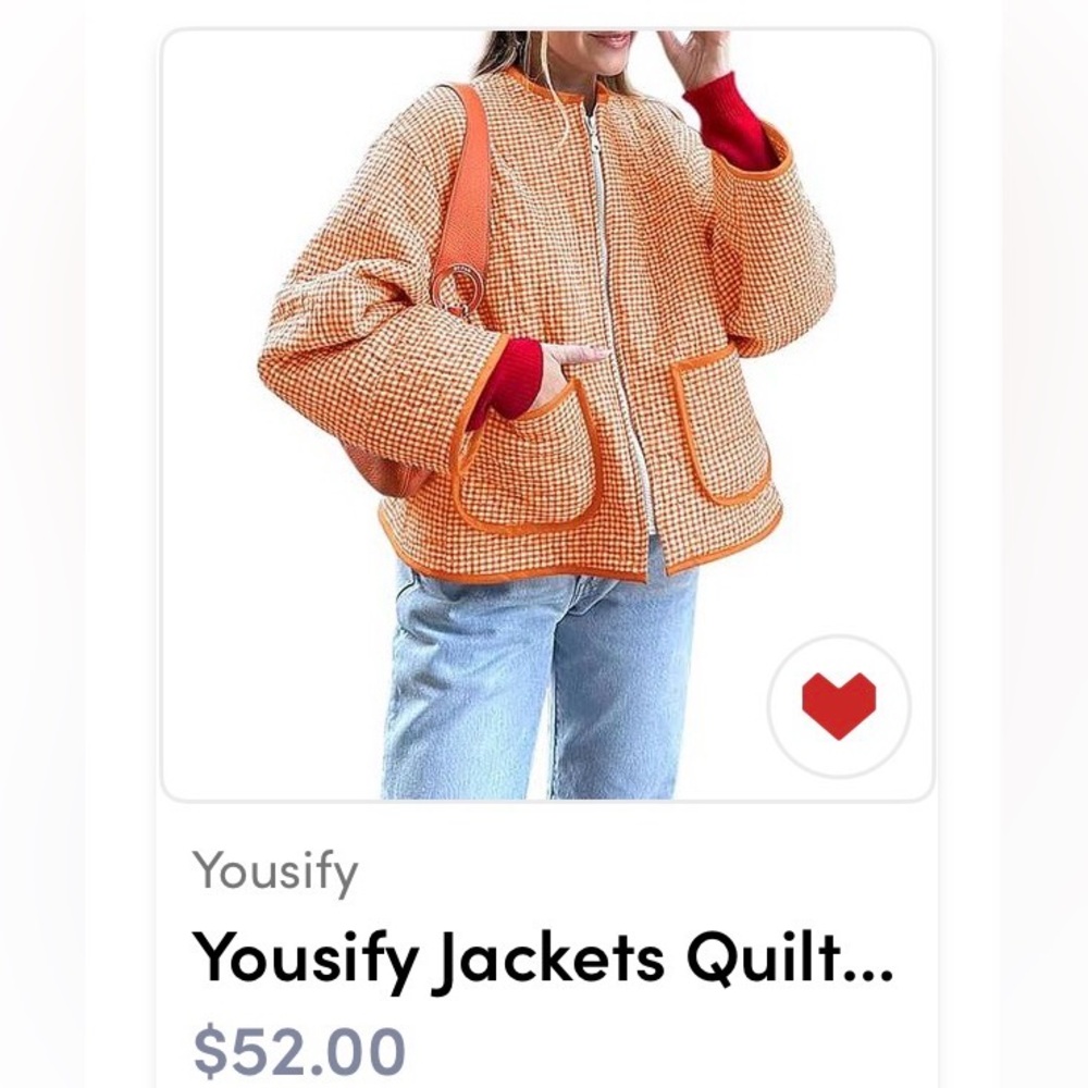 Orange quilted jacket with ironed on Disney patches size small new condition - Picture 2 of 7